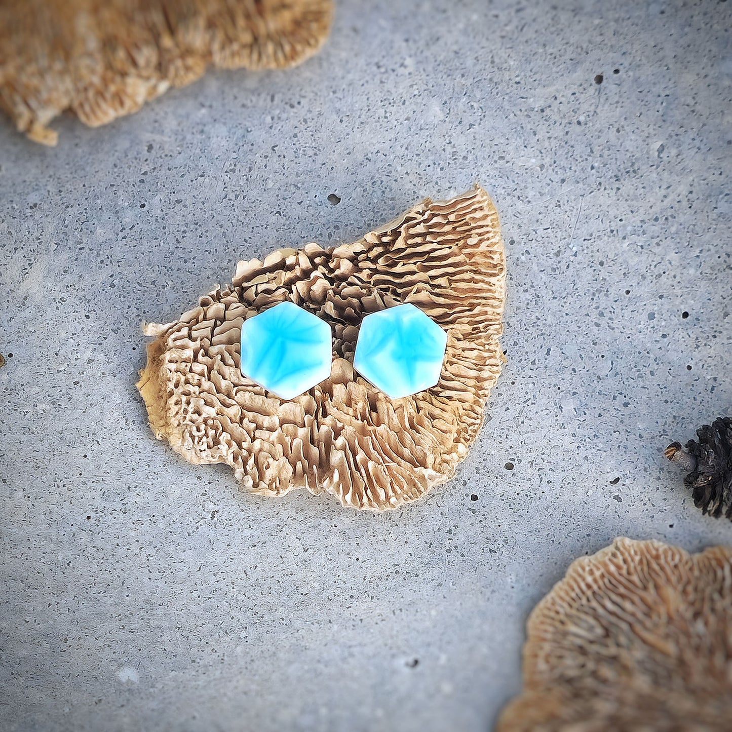 Ohrstecker "Blue Meadow" - Wildes Wiesel | wild & kulinarisch