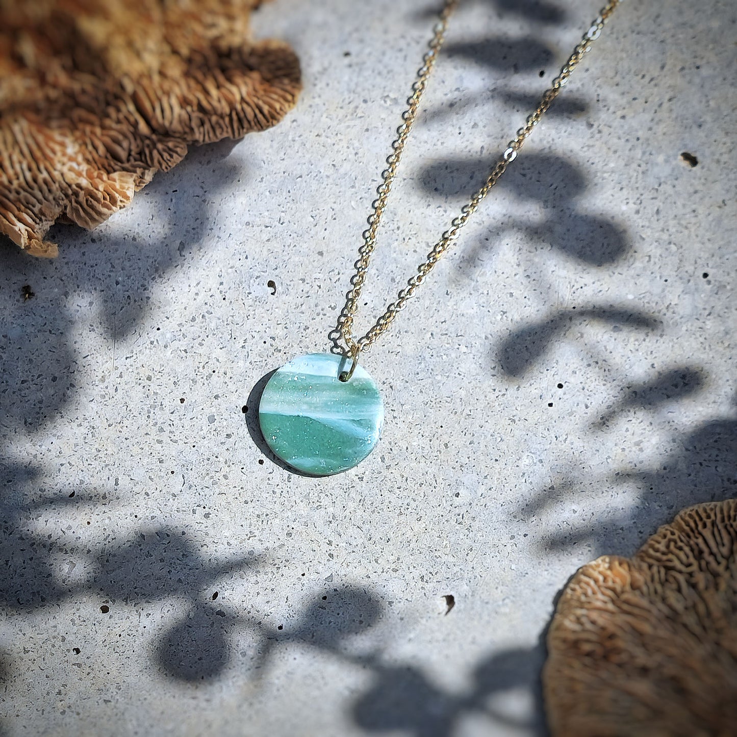 Halskette "Marbled Dots" - Wildes Wiesel | wild & kulinarisch