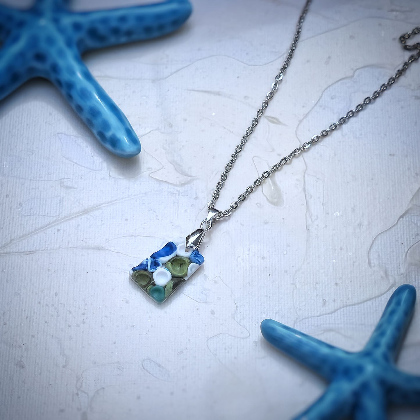 Halskette "Blue Coral" - Wildes Wiesel | wild & kulinarisch