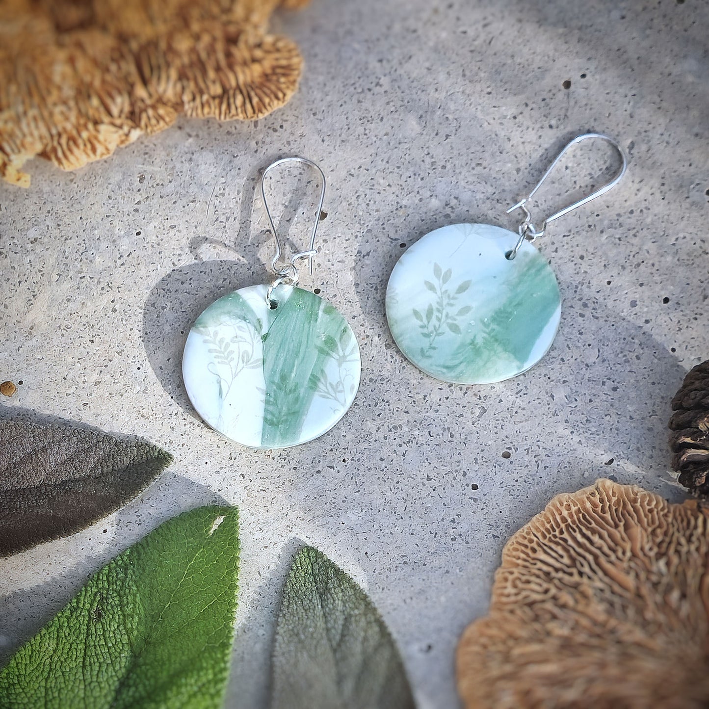 Ohrringe "Marbled Herbs" - Wildes Wiesel | wild & kulinarisch