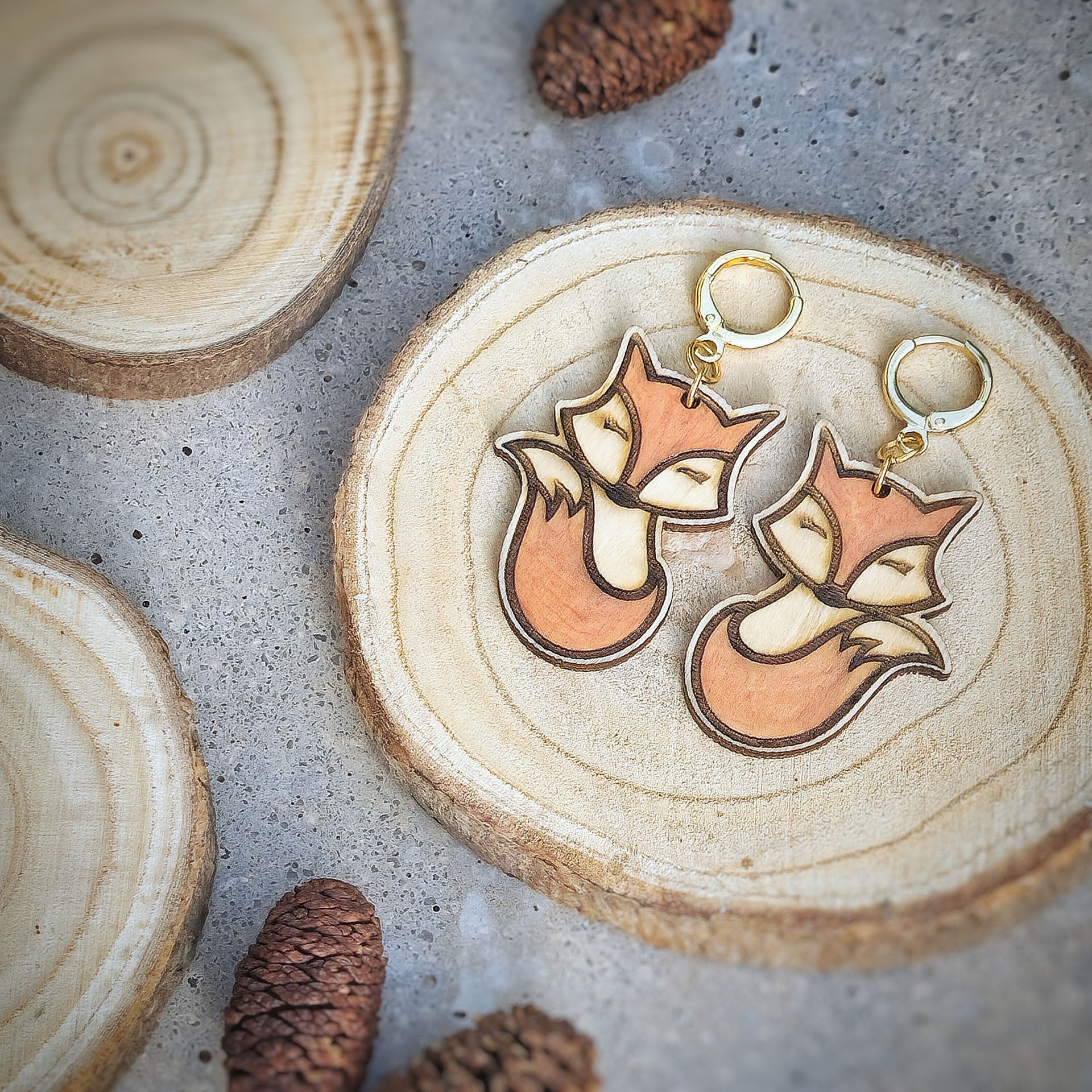 Ohrringe "Vulpes" - Wildes Wiesel | wild & kulinarisch