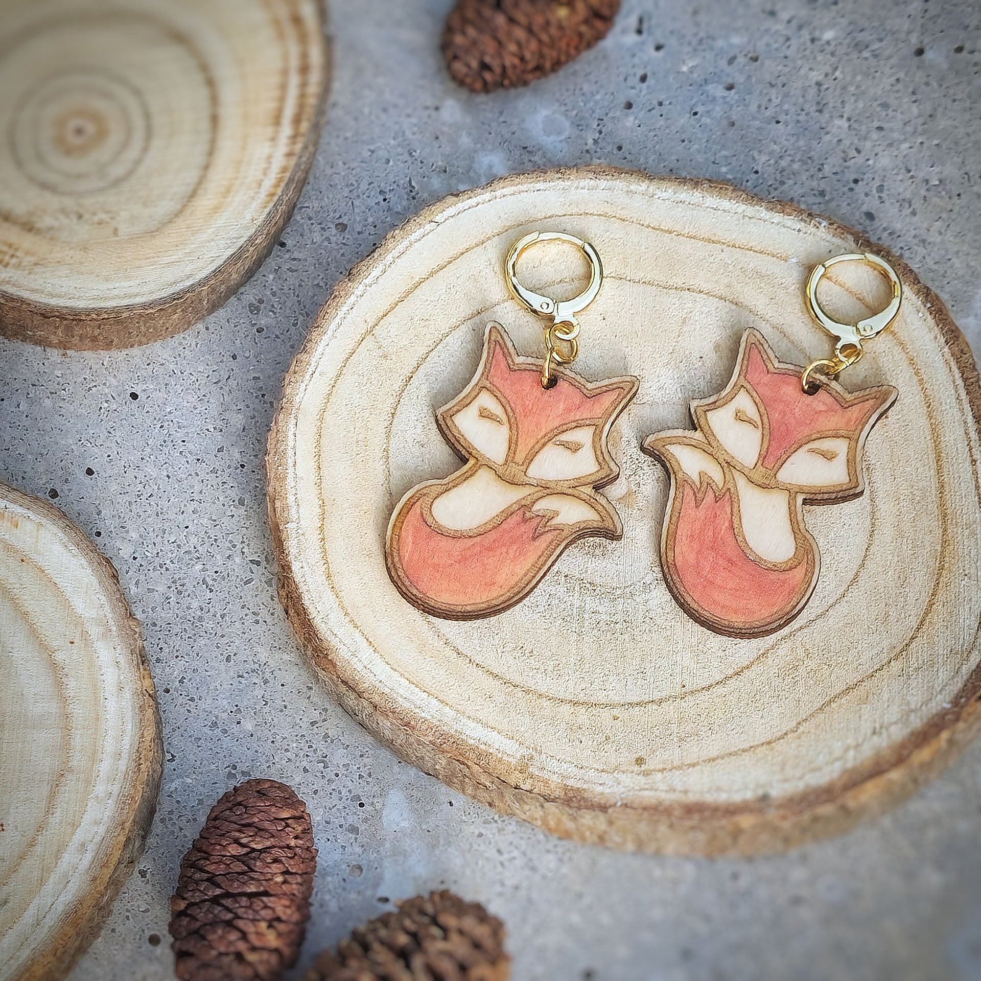 Ohrringe "Vulpes" - Wildes Wiesel | wild & kulinarisch