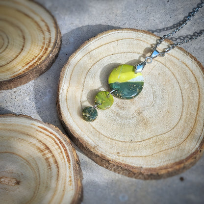 Halskette "Green with envy" - Wildes Wiesel | wild & kulinarisch