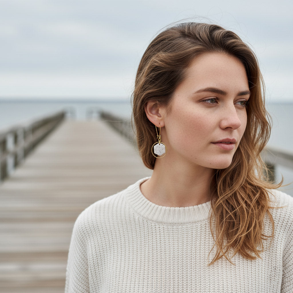 Ohrringe "Beach Pebbles" - Wildes Wiesel | wild & kulinarisch