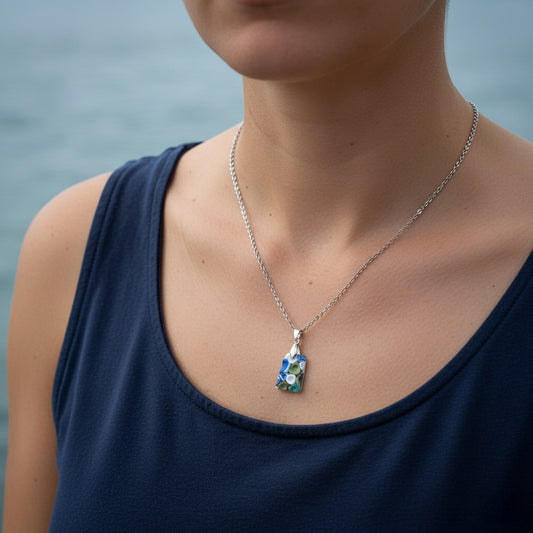 Halskette "Blue Coral" - Wildes Wiesel | wild & kulinarisch