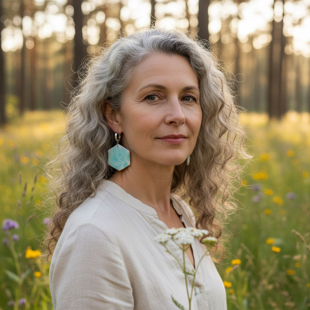 Ohrringe "Blue Meadow" - Wildes Wiesel | wild & kulinarisch
