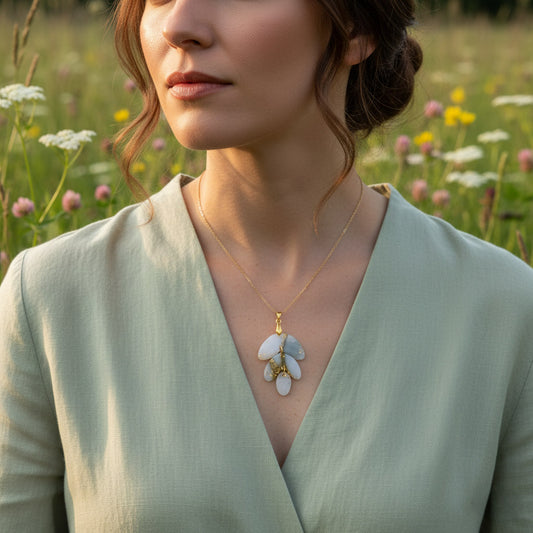 Halskette "Delicate Leaves"