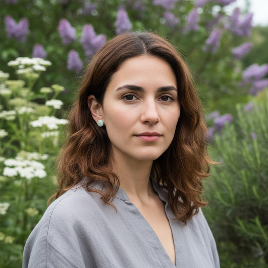 Ohrstecker "Marbled Herbs" - Wildes Wiesel | wild & kulinarisch