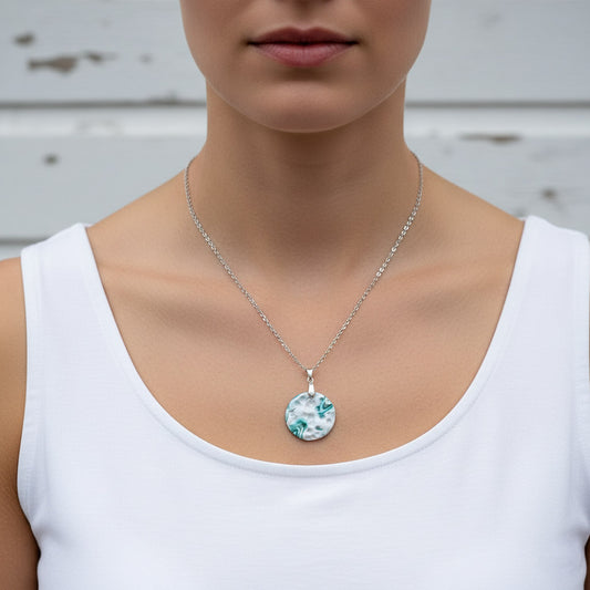 Halskette "Marbled Pearl" - Wildes Wiesel | wild & kulinarisch