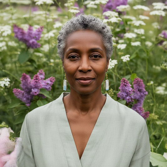 Ohrringe "Tiny Whites" - Wildes Wiesel | wild & kulinarisch