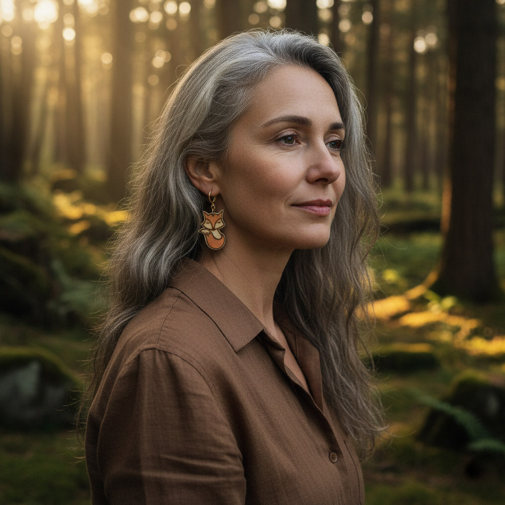 Ohrringe "Vulpes" - Wildes Wiesel | wild & kulinarisch